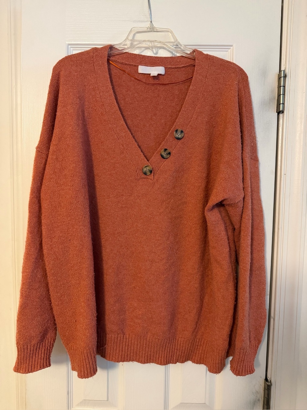 Adyson Parker Textured Pumpkin Knit Sweater